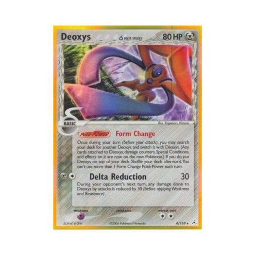 포켓몬 TCG 테오키스 RH EX 홀론 팬텀 (영문판)