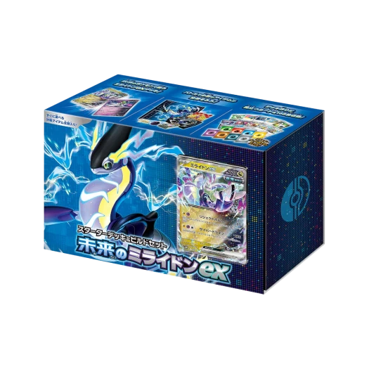 포켓몬 TCG 스칼렛 & 바이올렛 스타터 덱 & 빌드 세트 미래의 미라이돈 ex 박스 (일어판) 카드 이미지