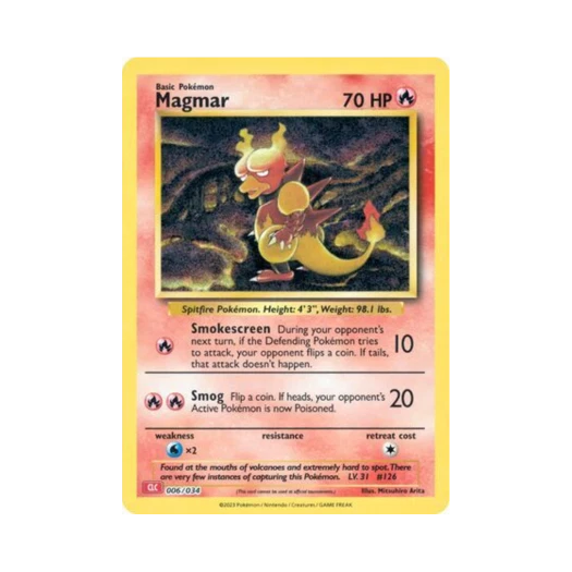 Pokemon TCG Magmar Pokemon TCG Classic (English Ver.)