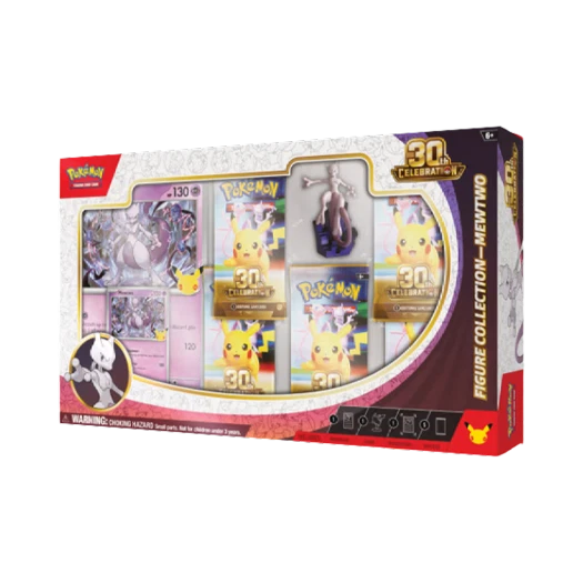 Pokemon TCG 30th Celebration Figure Collection Mewtwo Box (English Ver.)