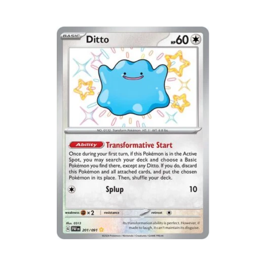 포켓몬 TCG 메타몽 SR 팔데아 페이트 (영문판)