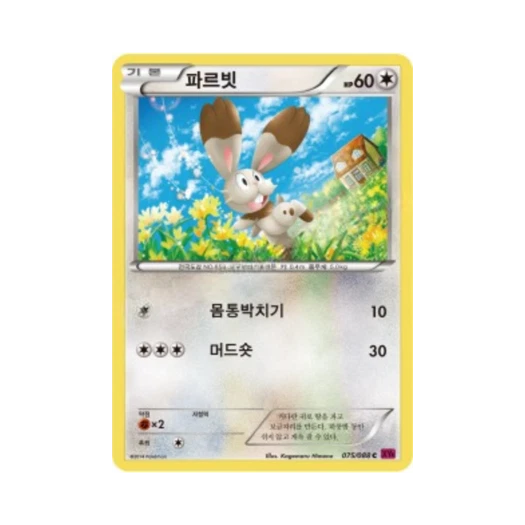 Pokemon TCG Bunnelby C Phantom Gate (Korean Ver.)