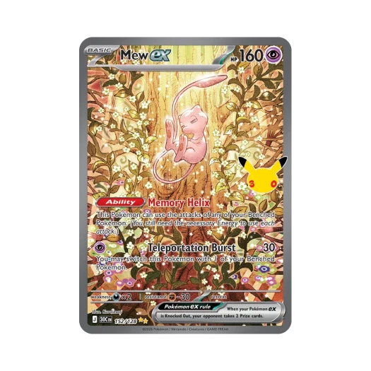 포켓몬 TCG 뮤 ex SAR 30주년 기념 (영문판)