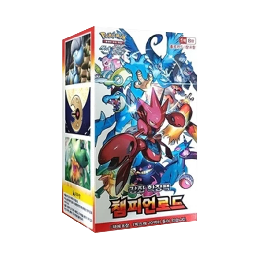 포켓몬 TCG 썬&문 강화 확장팩 챔피언로드 1 박스 (20팩/한글판) 카드 이미지