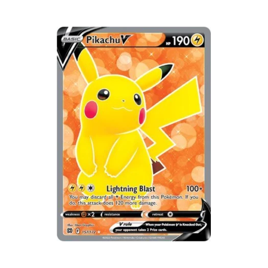 포켓몬 TCG 피카츄 V RU 브릴리언트 스타즈 (영문판) 카드 이미지