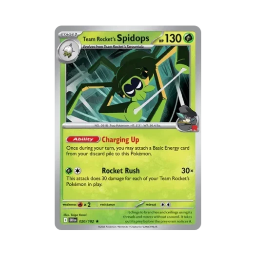 포켓몬 TCG 로켓단의 트래피더 R 데스티니드 라이벌스 (영문판)