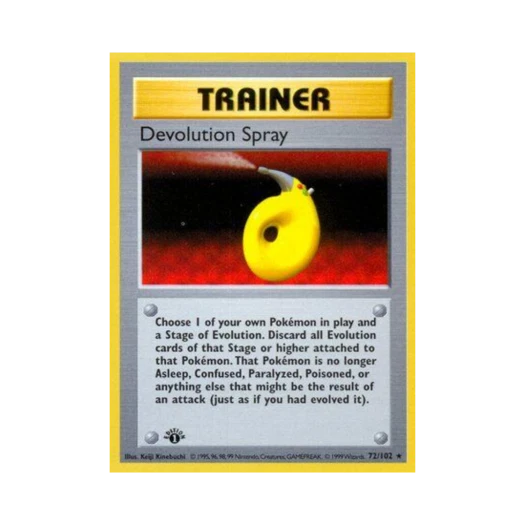 포켓몬 TCG 퇴화 스프레이 R 베이스 세트 (영문판)