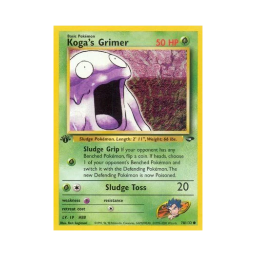 포켓몬 TCG 독수의 질퍽이 C 짐 첼린지 (영문판)