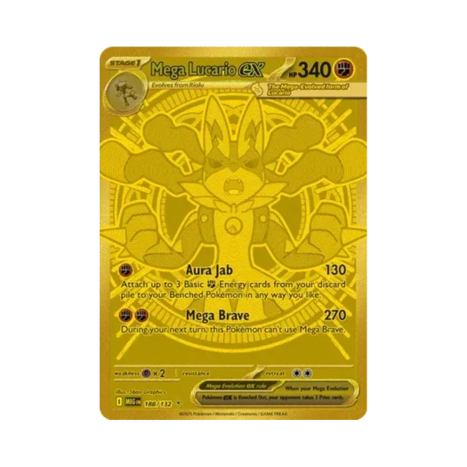 포켓몬 TCG 메가 루카리오 ex MHR 메가 에볼루션 (영문판)