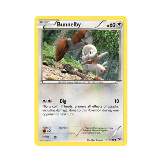 Pokemon TCG Bunnelby C XY (English Ver.)
