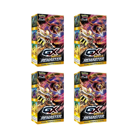 포켓몬 TCG 썬&문 강화 확장팩 GX 배틀 부스트 리마스터 4 박스 (80팩/한글판)