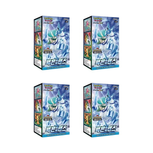 포켓몬 TCG 소드&실드 확장팩 브이맥스 백은의 랜스 4박스 (총 120팩/한글판) 카드 이미지