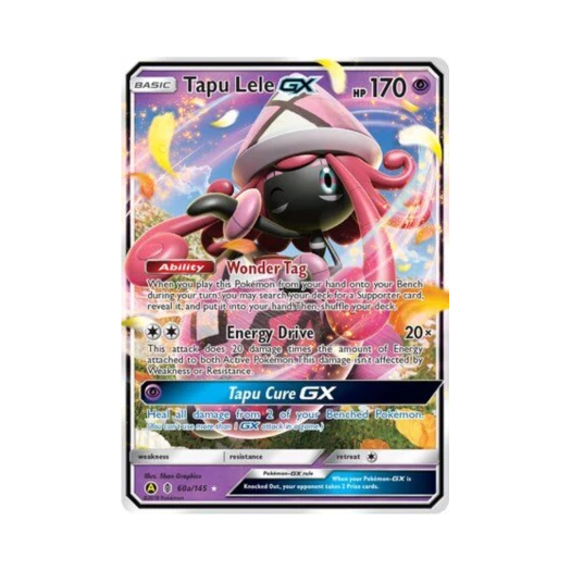 포켓몬 TCG 카푸나비나 GX RHG 옐로우 A 얼터네이트 (영문판)