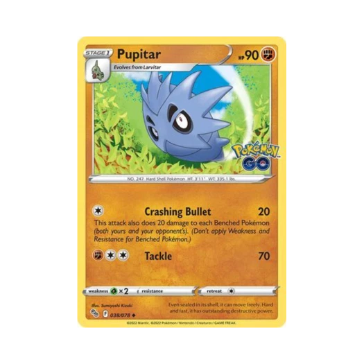 Pokemon TCG Pupitar U Pokemon GO (English Ver.)