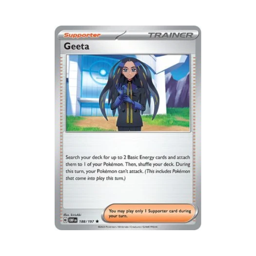 Pokemon TCG Geeta R Obsidian Flames (English Ver.)