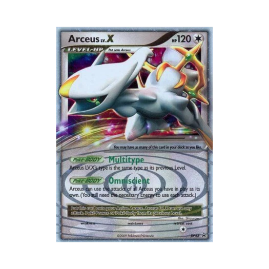 포켓몬 TCG 아르세우스 LV.X P 다이아몬드 & 펄 프로모카드 (영문판)