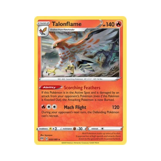 포켓몬 TCG 파이어로 R 다크니스 어블레이즈 (영문판)