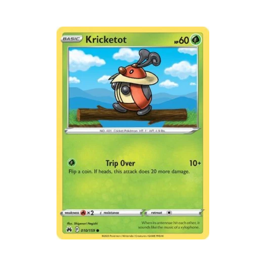 포켓몬 TCG 귀뚤뚜기 C 크라운 제니스 (영문판)