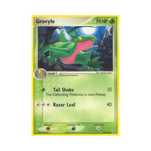 Pokemon TCG Grovyle U EX Emerald (English Ver.)