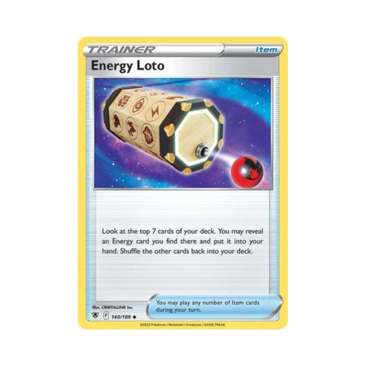 포켓몬 TCG 에너지 뽑기 U 아스트랄 레디안스 (영문판)