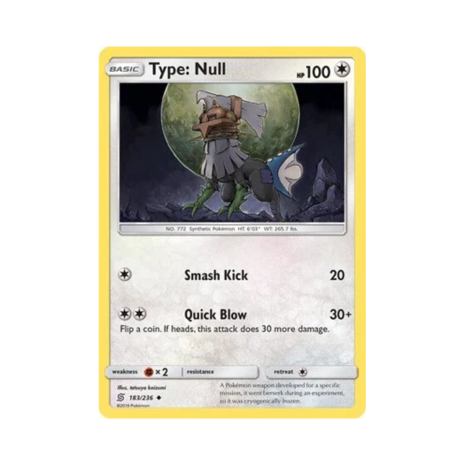 포켓몬 TCG 타입:널 U 유니파이드 마인즈 (영문판)