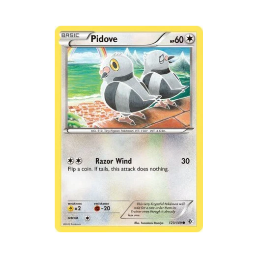 포켓몬 TCG 콩둘기 C 바운더리스 크로스드 (영문판)