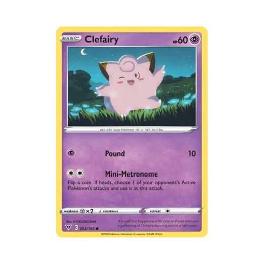 포켓몬 TCG 삐삐 C 비비드 볼티지 (영문판)