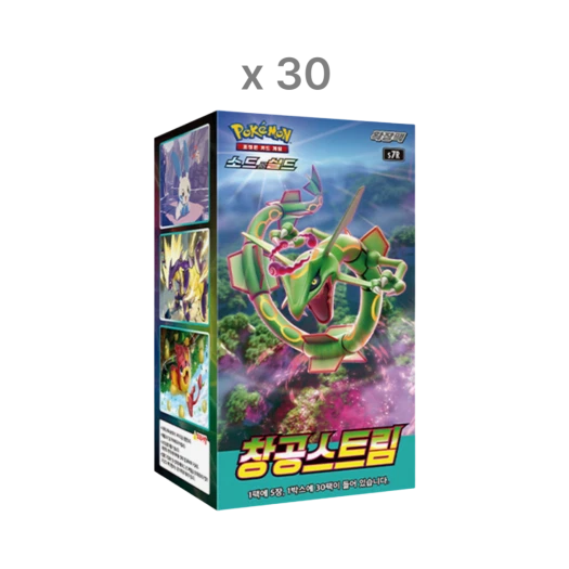 포켓몬 TCG 소드 & 실드 확장팩 창공스트림 30박스 (총 900팩/한글판) 카드 이미지