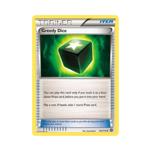 포켓몬 TCG 욕심쟁이주사위 U 스팀 시즈 (영문판)