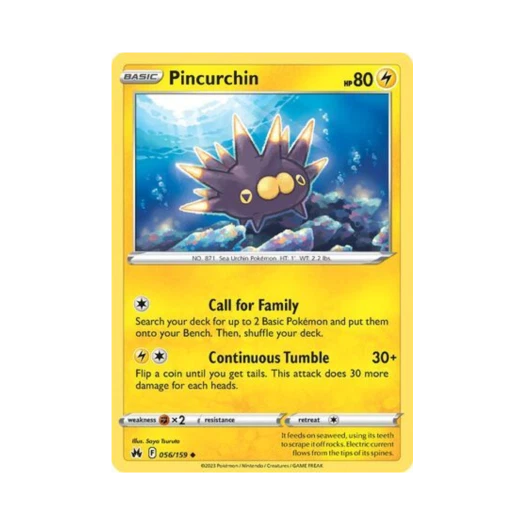 포켓몬 TCG 찌르성게 U 크라운 제니스 (영문판)