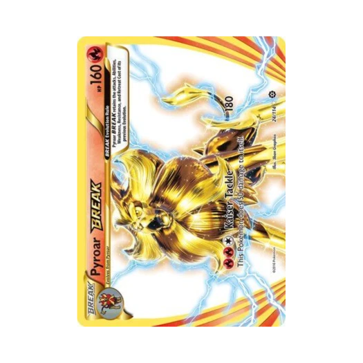 포켓몬 TCG 화염레오 BREAK RB 스팀 시즈 (영문판)