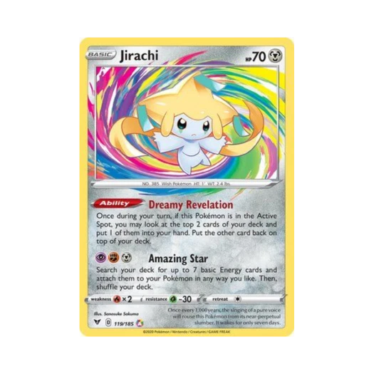 포켓몬 TCG 지라치 AR 비비드 볼티지 (영문판) 카드 이미지