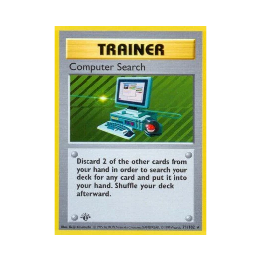 Pokemon TCG Computer Search R Base Set (English Ver.)