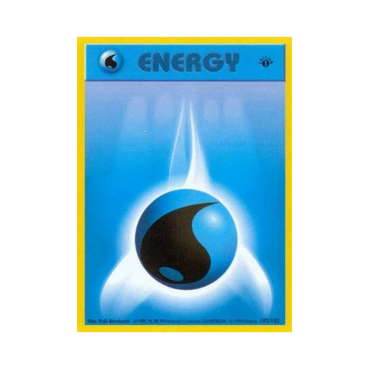 Pokemon TCG Water Energy Base Set (English Ver.)