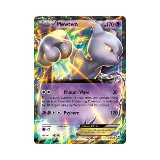 포켓몬 TCG 뮤츠 EX 점보 P XY 프로모 카드 (영문판)