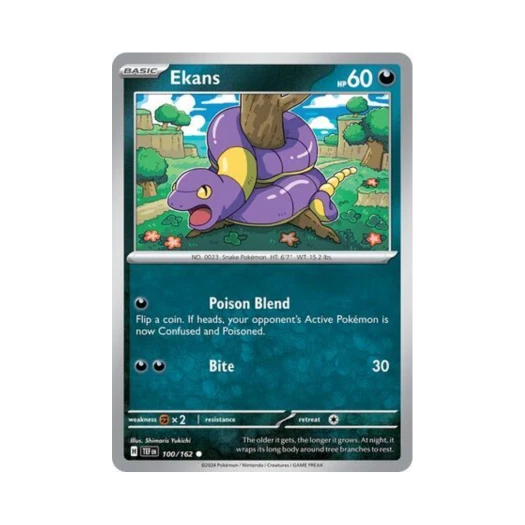 Pokemon TCG Ekans C Temporal Forces (English Ver.)