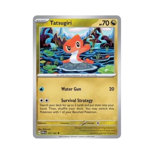Pokemon TCG Tatsugiri U Paradox Rift (English Ver.)