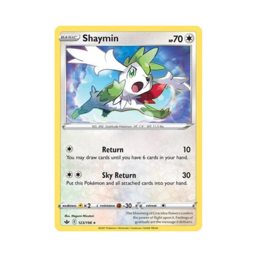 포켓몬 TCG 쉐이미 RH 칠링 레인 (영문판)
