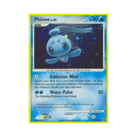 Pokemon TCG Phione RH Majestic Dawn (English Ver.)