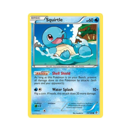 포켓몬 TCG 꼬부기 C 바운더리스 크로스드 (영문판)