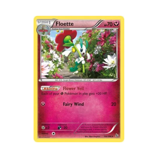 Pokemon TCG Floette R Flashfire (English Ver.)