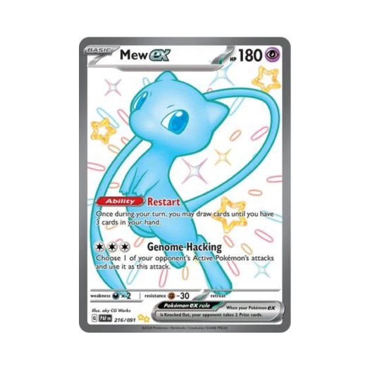 Pokemon TCG Mew ex SUR Paldean Fates (English Ver.)