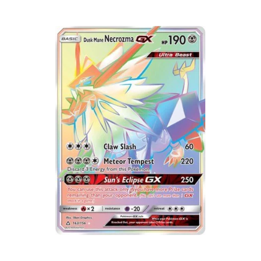 Pokemon TCG Dusk Mane Necrozma GX RR Ultra Prism (English Ver.)