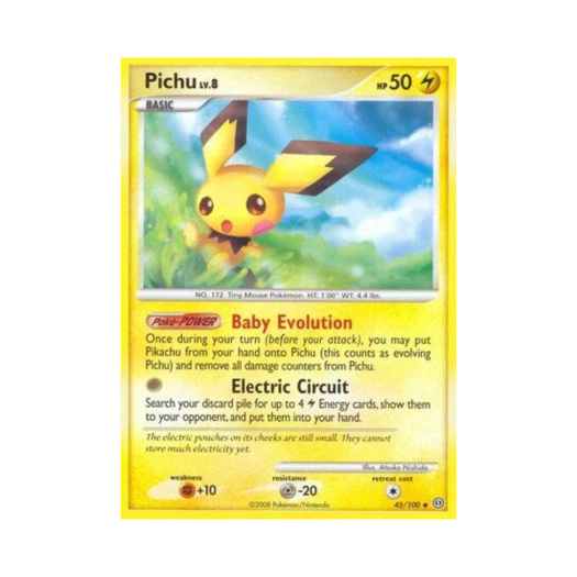 포켓몬 TCG 피츄 U 스톰프론트 (영문판)