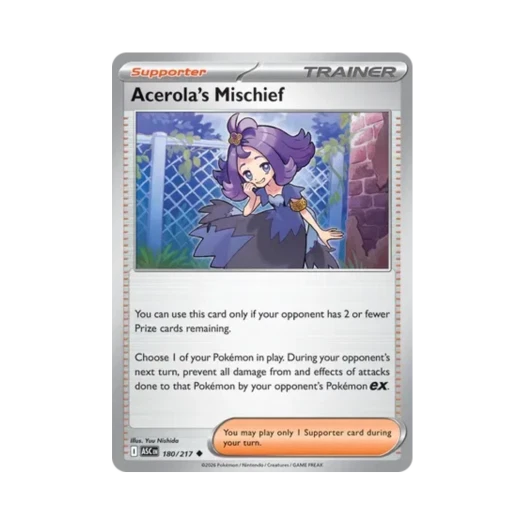 포켓몬 TCG 아세로라의 장난 I 메가 에볼루션 어센드 히어로즈 (영문판)