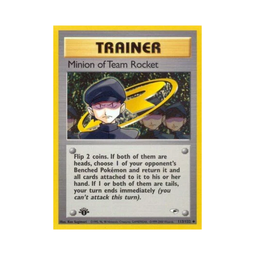 Pokemon TCG Minion of Team Rocket U Gym Heroes (English Ver.)