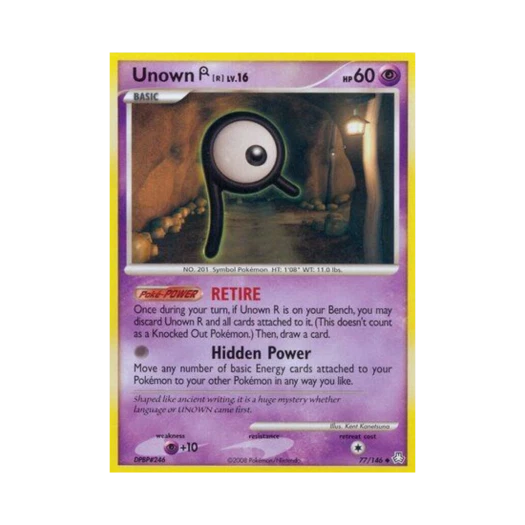 포켓몬 TCG 안농 R U 레전드 어웨이크드 (영문판)