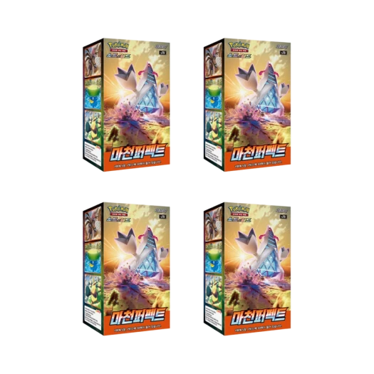 포켓몬 TCG 소드&실드 확장팩 마천 퍼펙트 4박스 (총 120팩/한글판) 카드 이미지