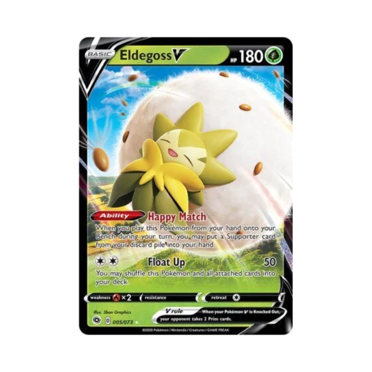 Pokemon TCG Eldegoss V HRV Champion's Path (English Ver.)