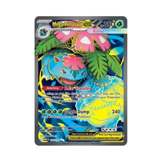 포켓몬 TCG 메가 이상해꽃 ex UR 메가 에볼루션 (영문판)